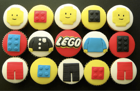 Lego cupcakes Lego cupcakes
