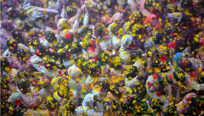 flowers in the crowd